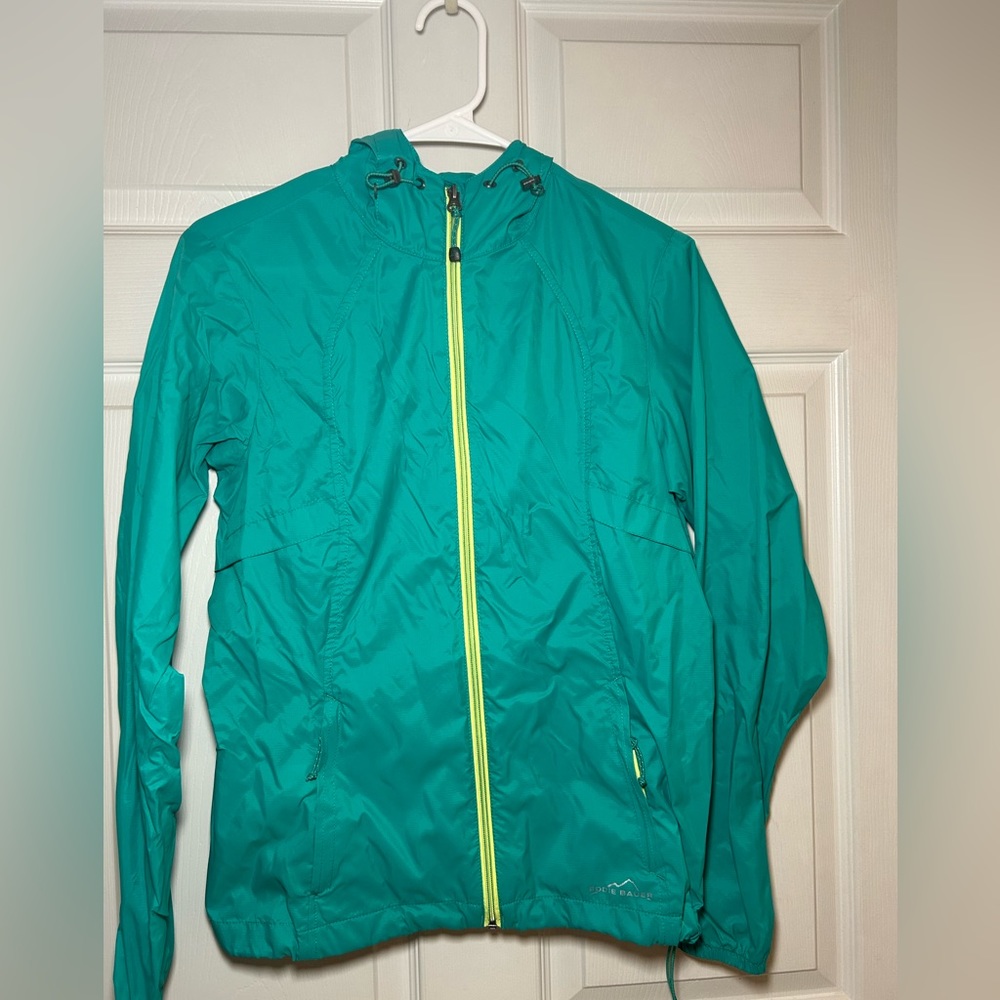 Teal Eddie Bauer Windbreaker